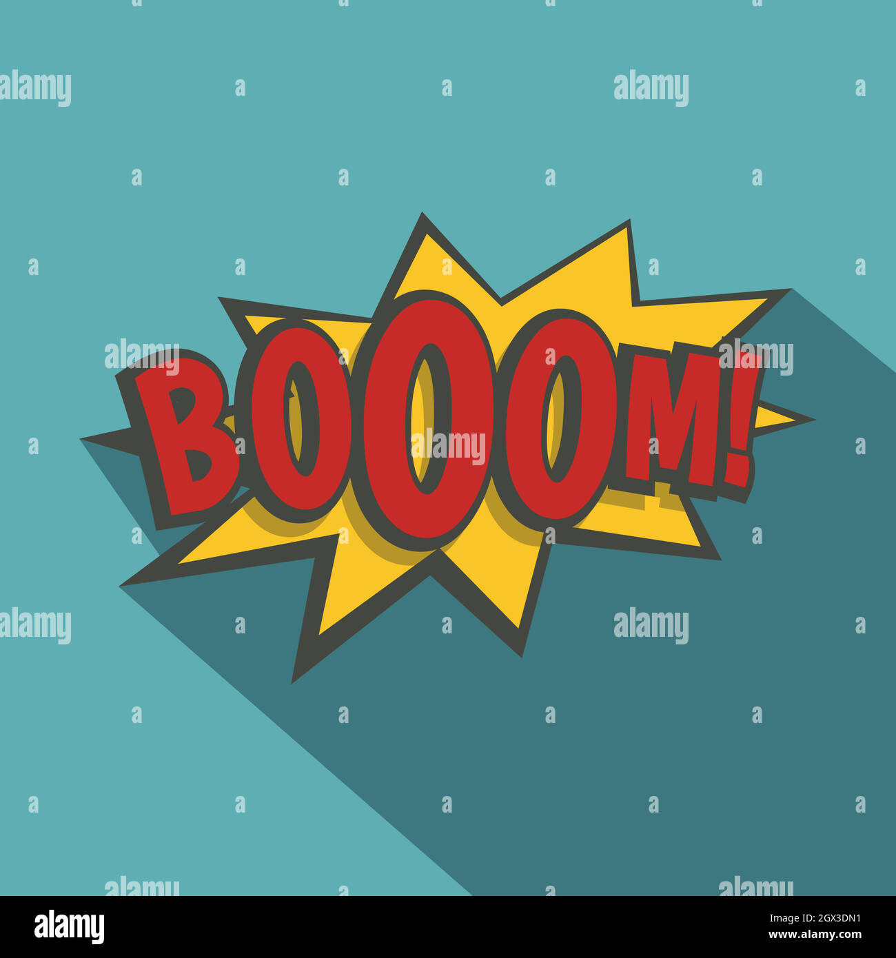 Boom boom word Stock Vector Images Alamy