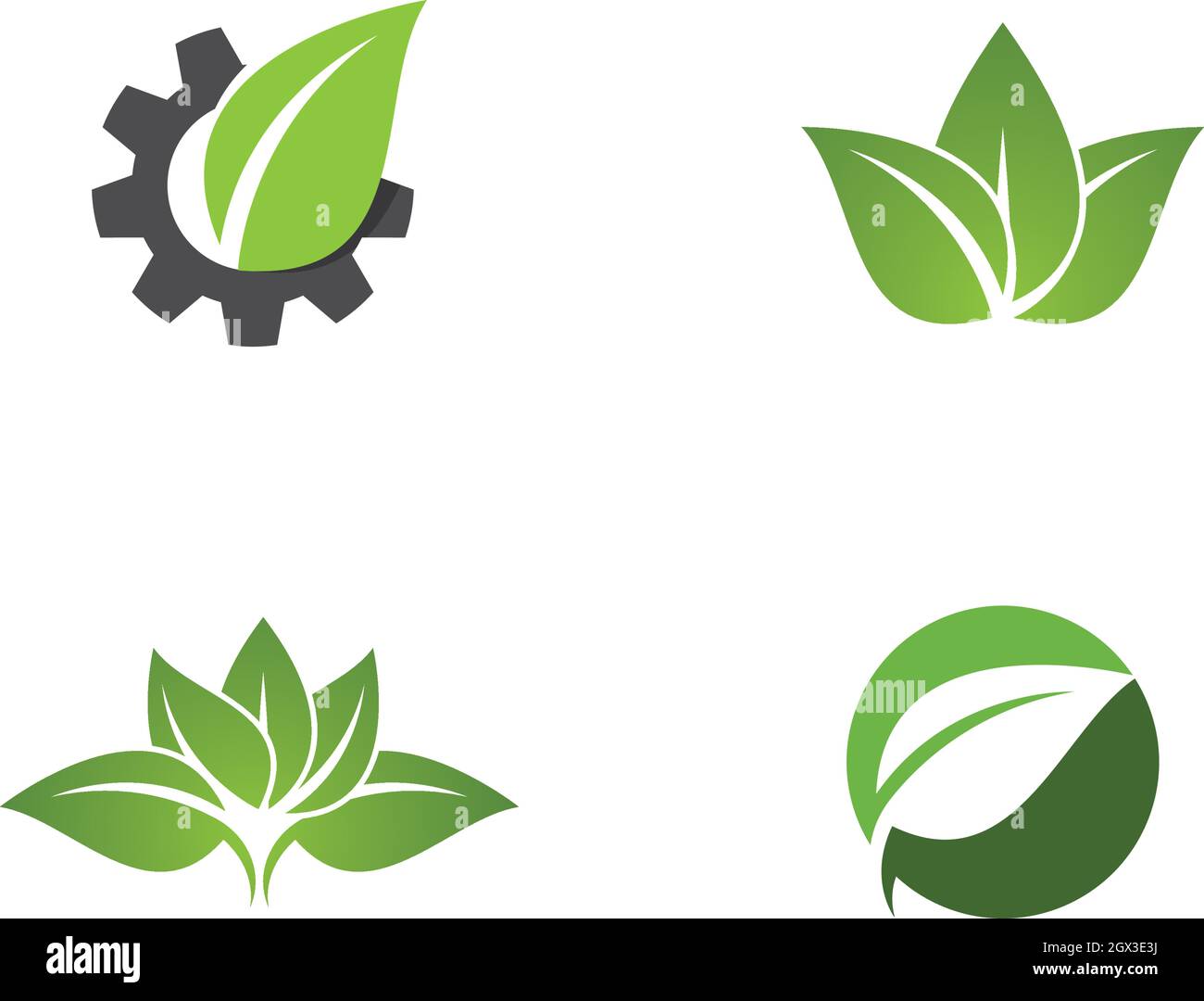 Logos of green leaf ecology nature element vector icon Stock Vector ...