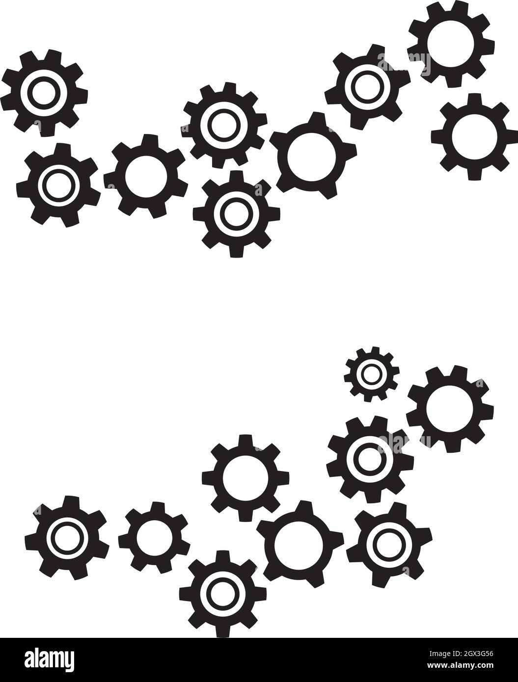 Gear Logo Template vector icon illustration design Stock Vector Image ...