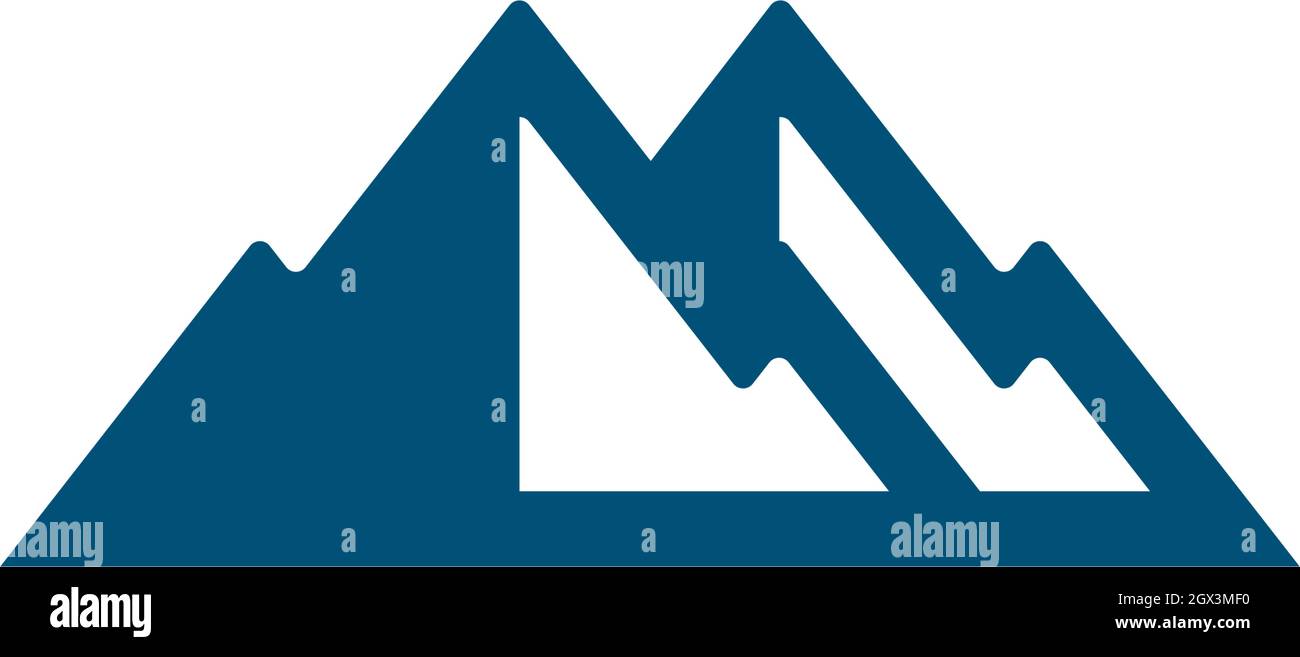 Mountains Logo Template Stock Vector Image & Art - Alamy