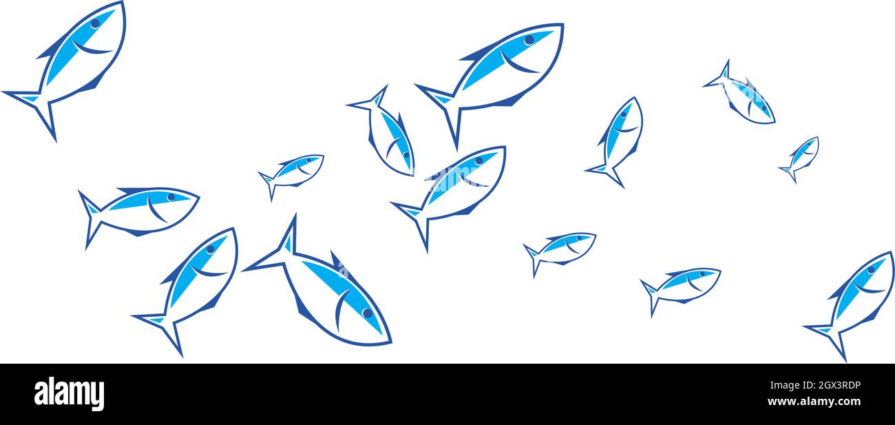 fish background vector icon template Stock Vector Image & Art - Alamy