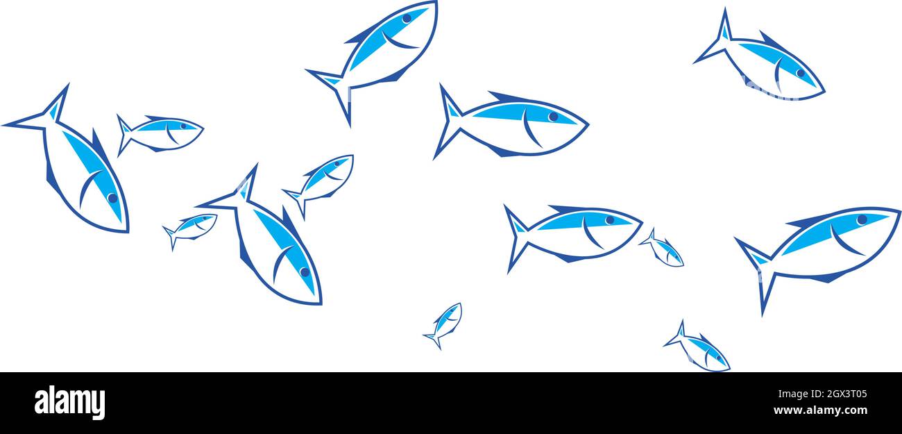 fish background vector icon template Stock Vector Image & Art - Alamy