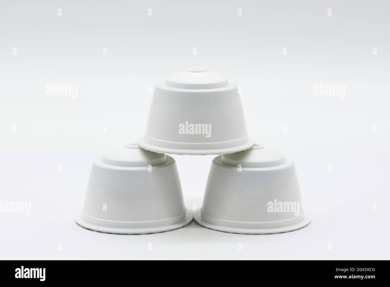 Three generic coffee Milk pods that will fit in many available coffee