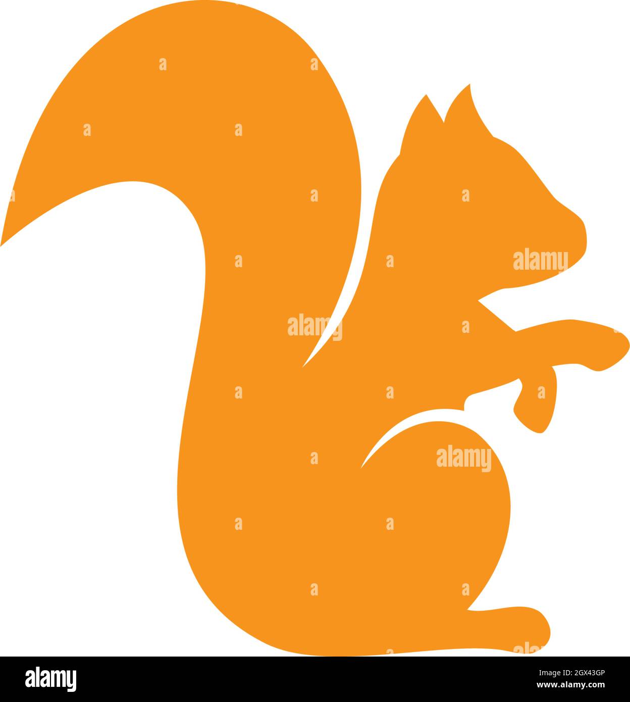 squirrel logo vector icon Stock Vector