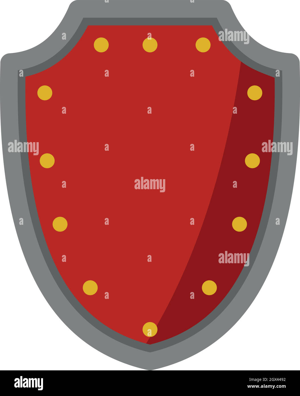 Army protective shield icon, flat style Stock Vector Image & Art - Alamy