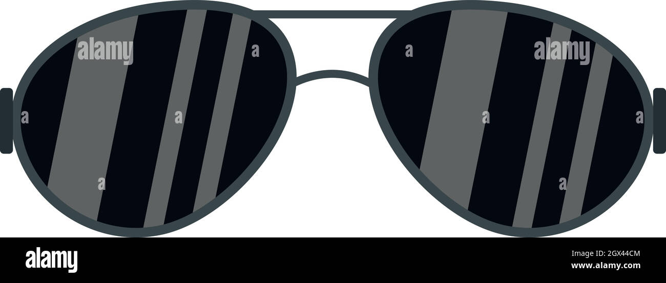Dark glasses icon, flat style Stock Vector Image & Art - Alamy
