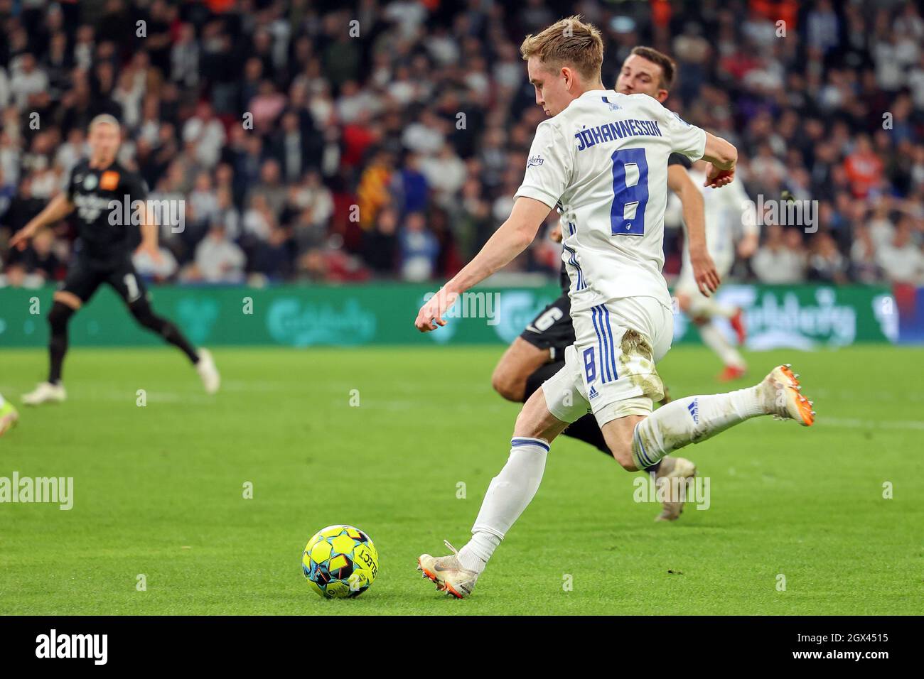 Copenhagen, Denmark. 03rd Oct, 2021. Isak Johannesson (8) of FC