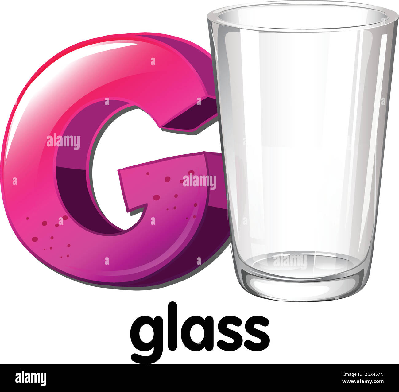 A letter G for glass Stock Vector Image & Art Alamy