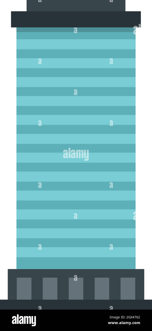 Column icon, flat style Stock Vector Image & Art Alamy