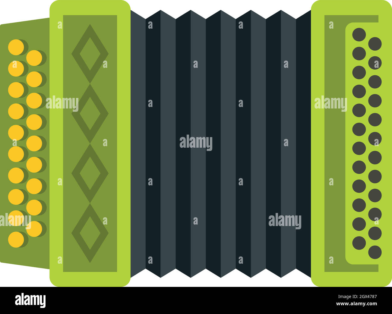 Playing accordion vintage Stock Vector Images - Alamy