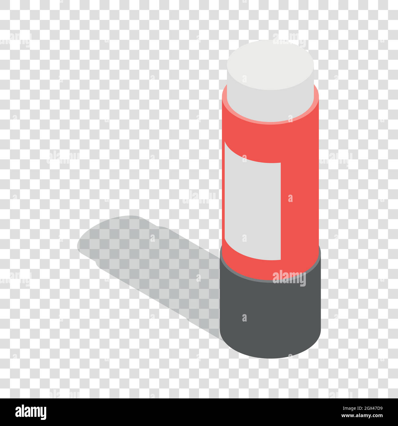 Stationery glue isometric icon Stock Vector