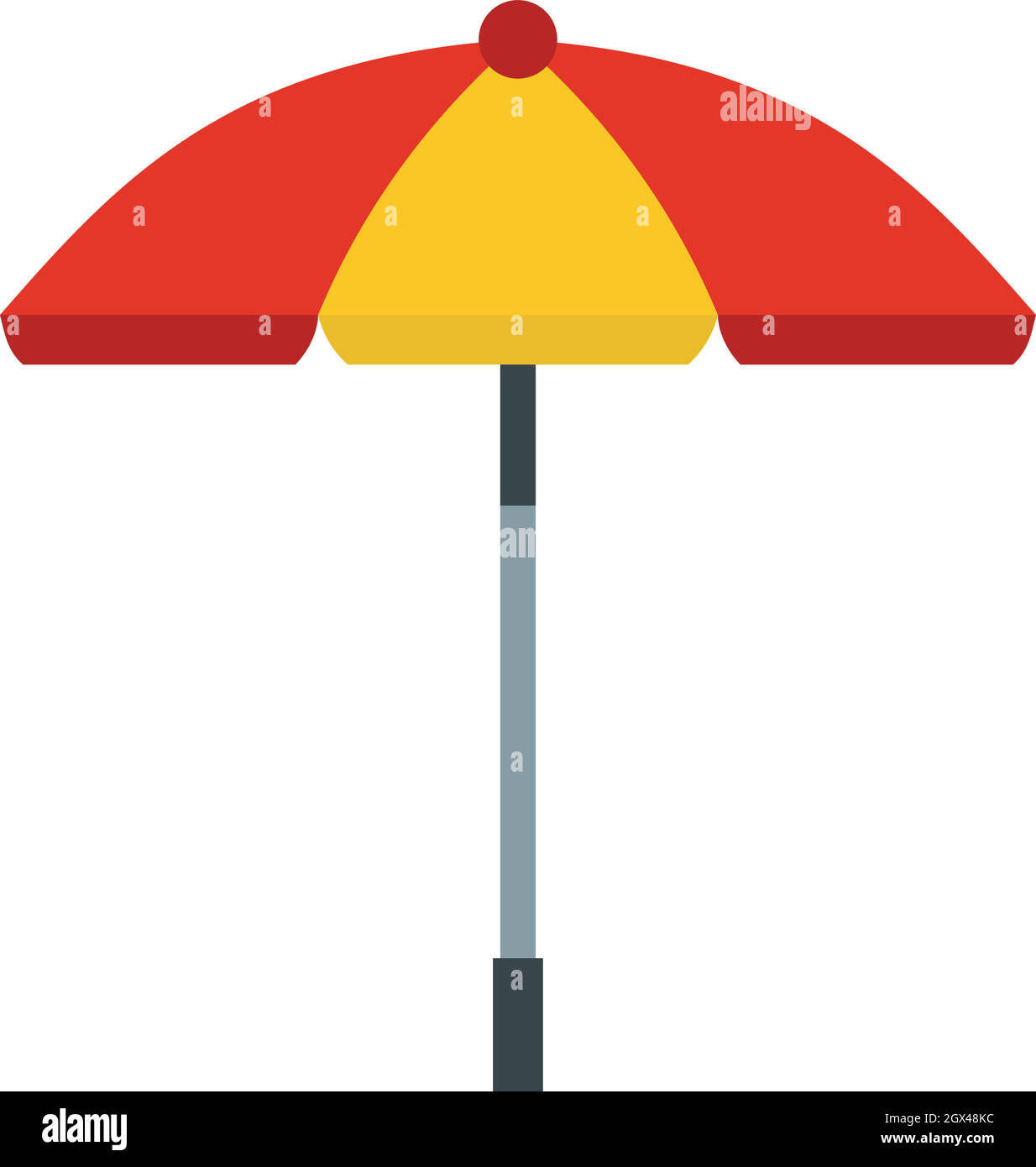 Sun umbrella icon, flat style Stock Vector Image & Art - Alamy