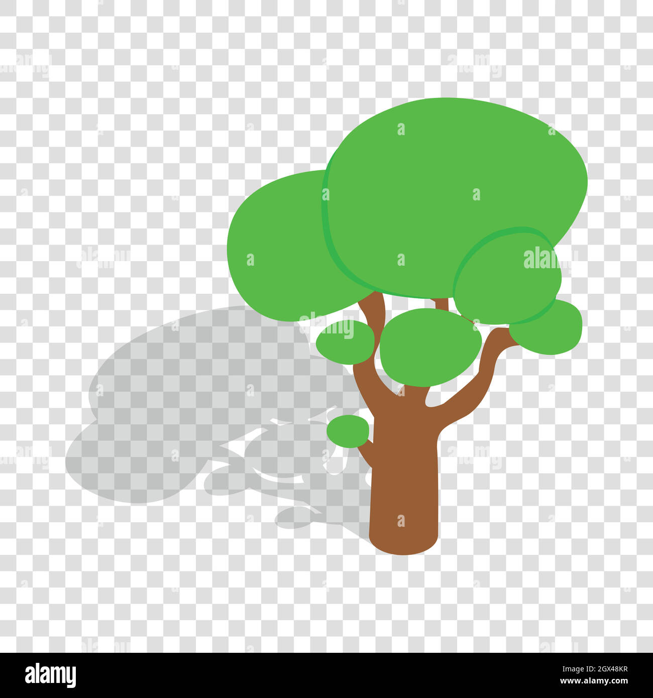 Tree isometric icon Stock Vector Image & Art - Alamy