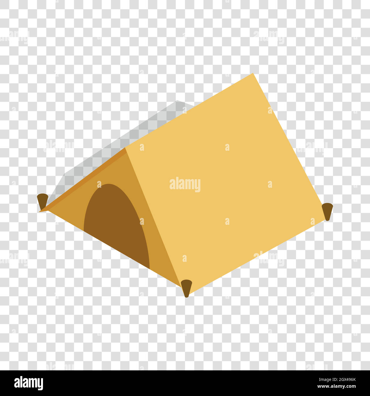 Tent for tourists isometric icon Stock Vector Image & Art - Alamy