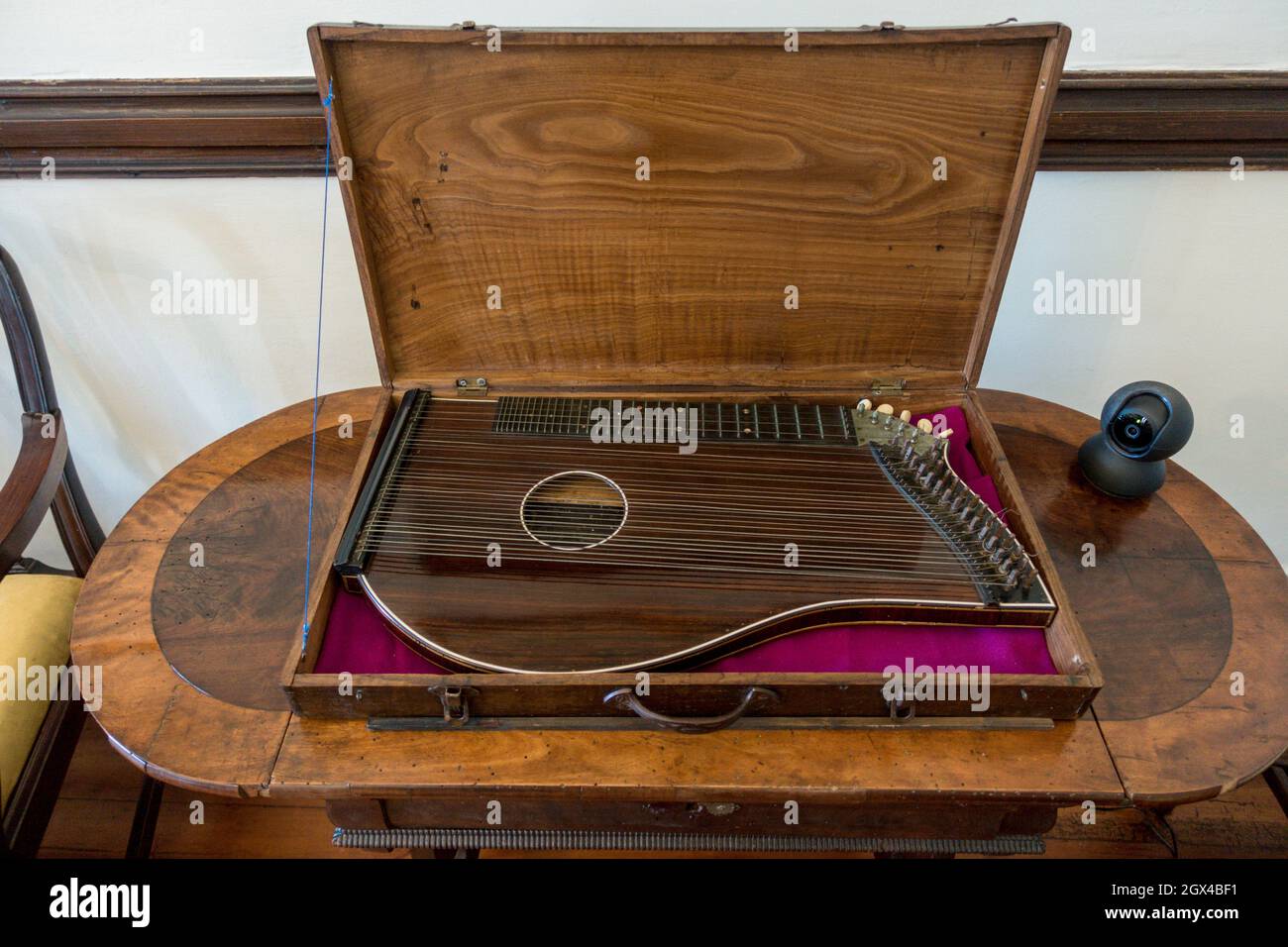 String instrument music Interior Fefiñáns Palace, Adega Gil Armada