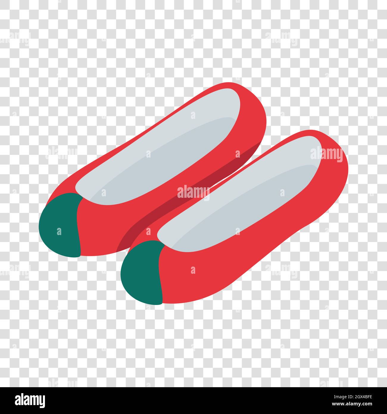 Korean shoes isometric icon Stock Vector Image & Art - Alamy