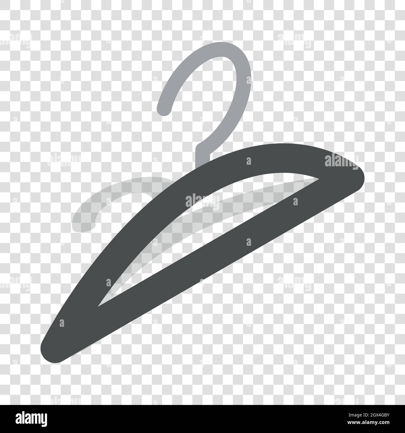 Hanger isometric icon Stock Vector