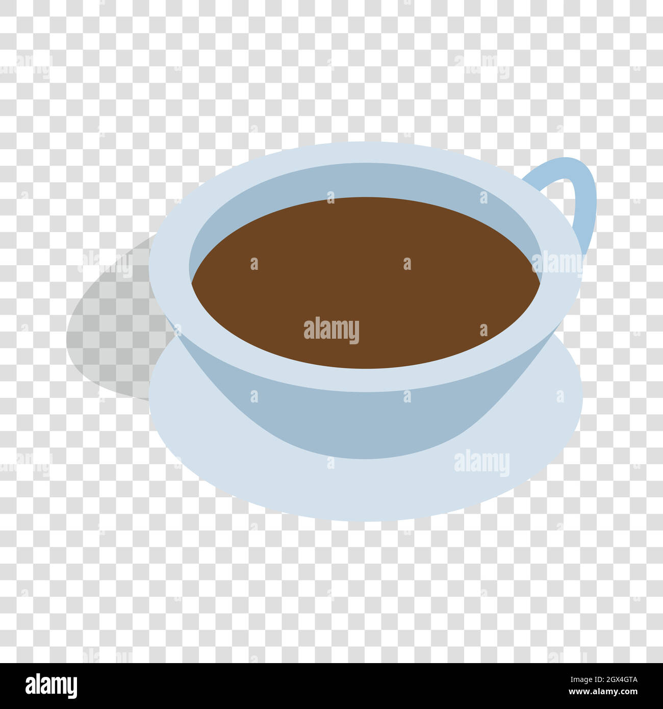 Cup of tea isometric icon Stock Vector