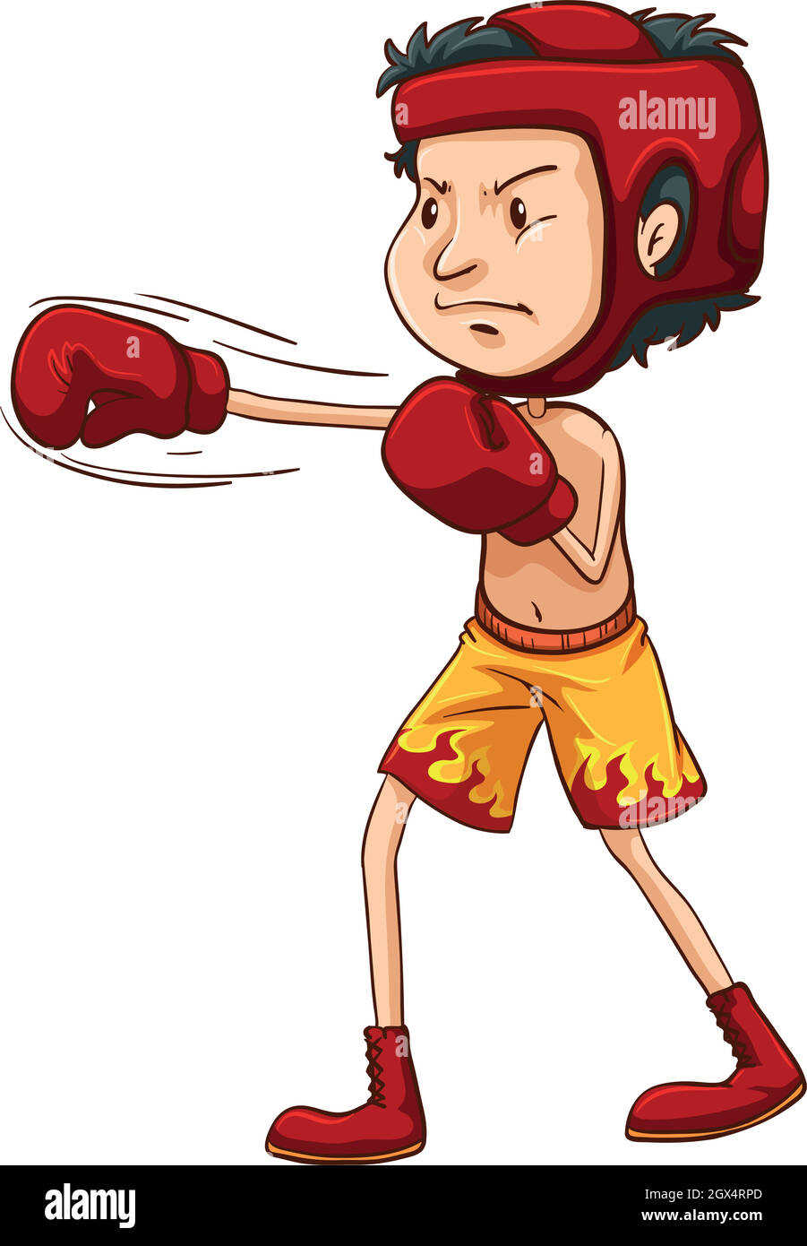 Boxing sketch hi-res stock photography and images - Alamy
