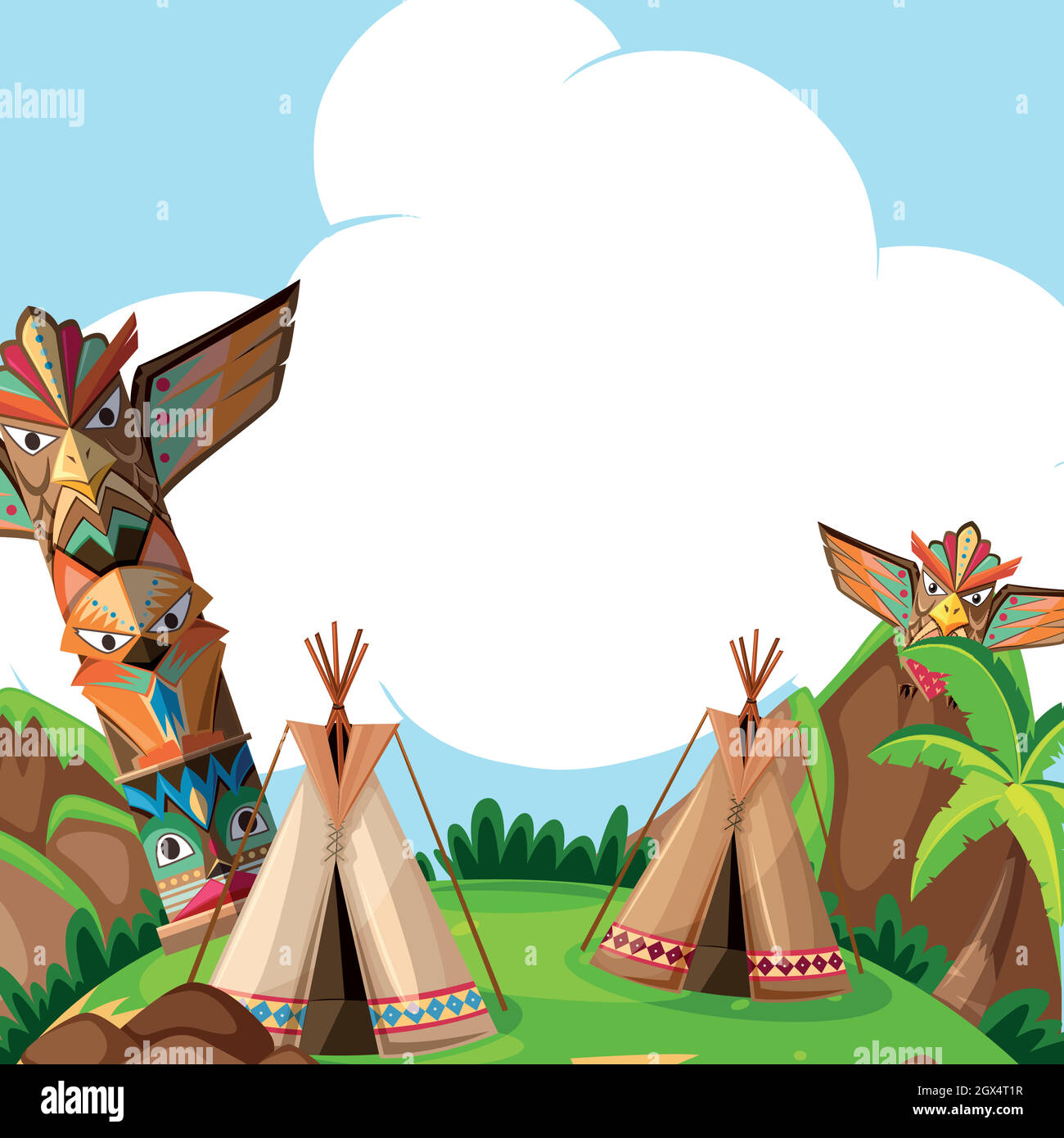 Totem Pole Totem Poles Stock Vector Images Alamy Totem Pole Totem Poles Stock Vector Images Alamy