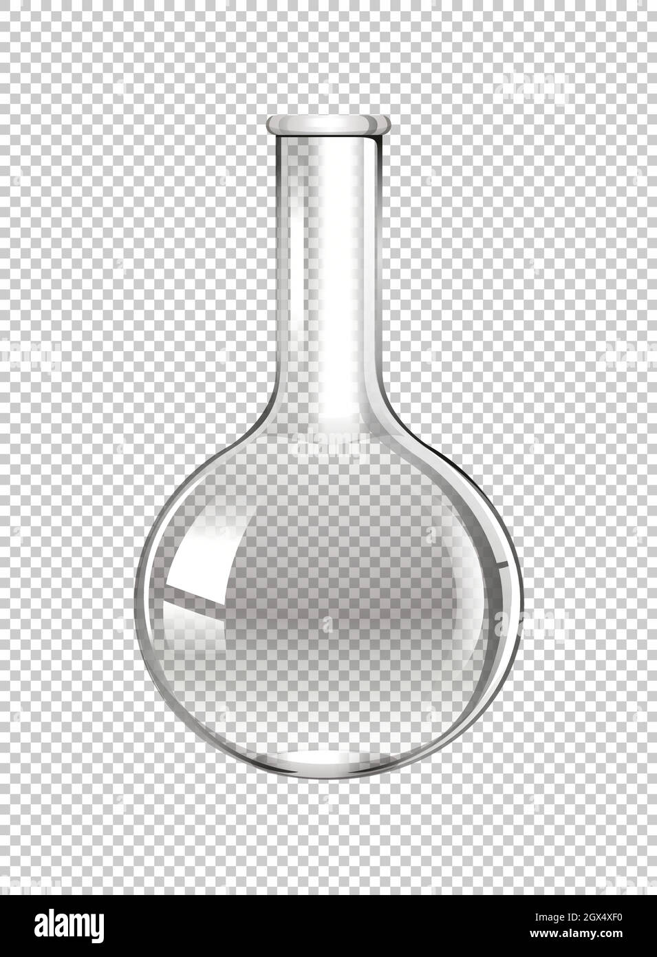 Glass beaker used in sciene lab Stock Vector Image & Art - Alamy