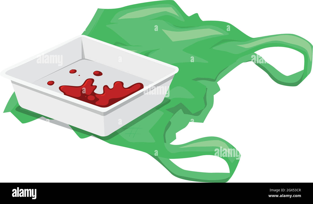 Leftover food and plastic bag Stock Vector Image & Art Alamy