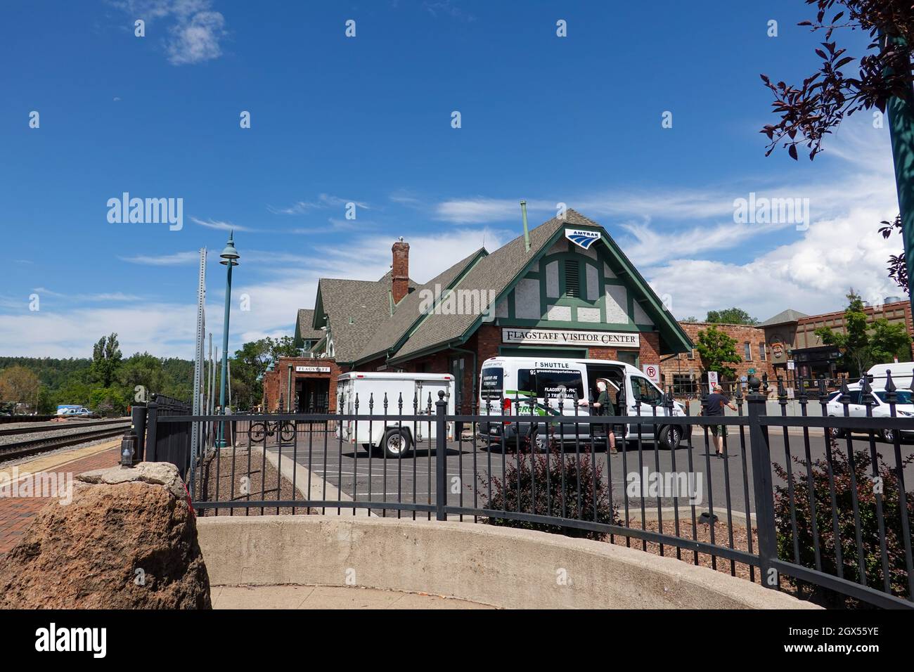 Airport shuttle van hires stock photography and images Alamy