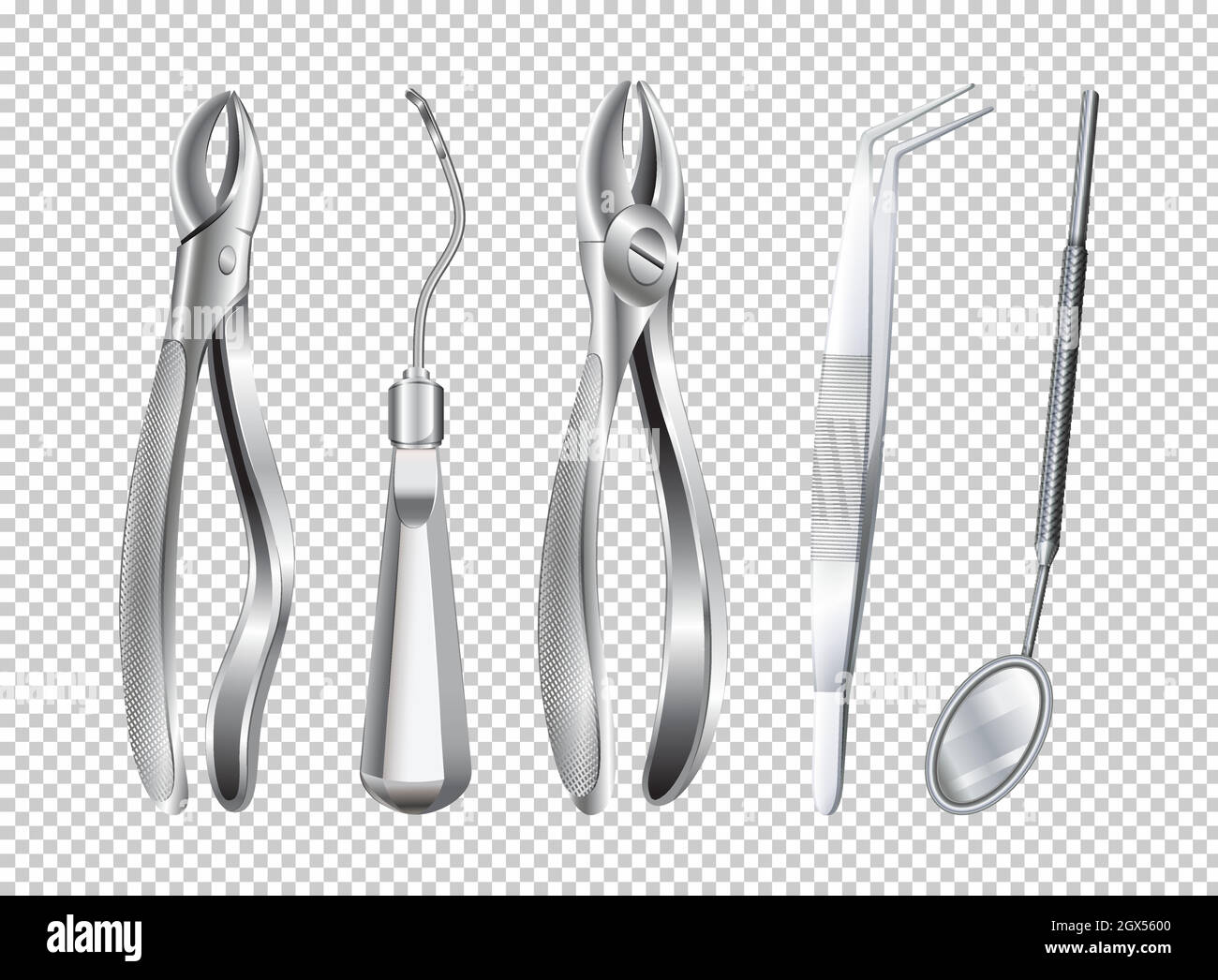 dentist tools in glass equipment Stock Vector Image & Art - Alamy