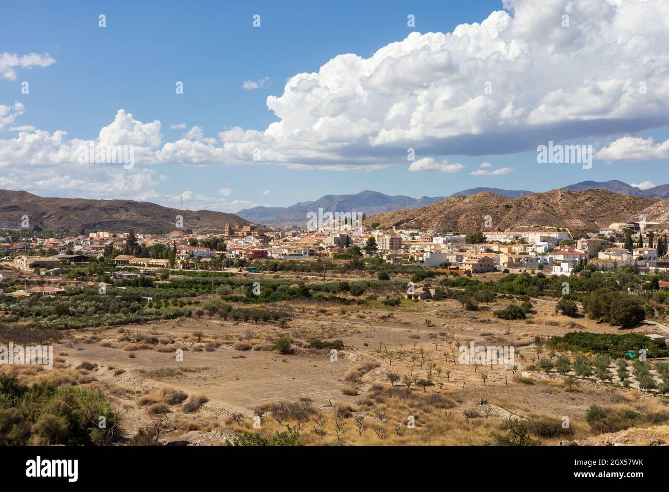 Cantoria, Traditional Spanish Mountain Town, Almanzora Valley, Andalusia Spain Stock Photo