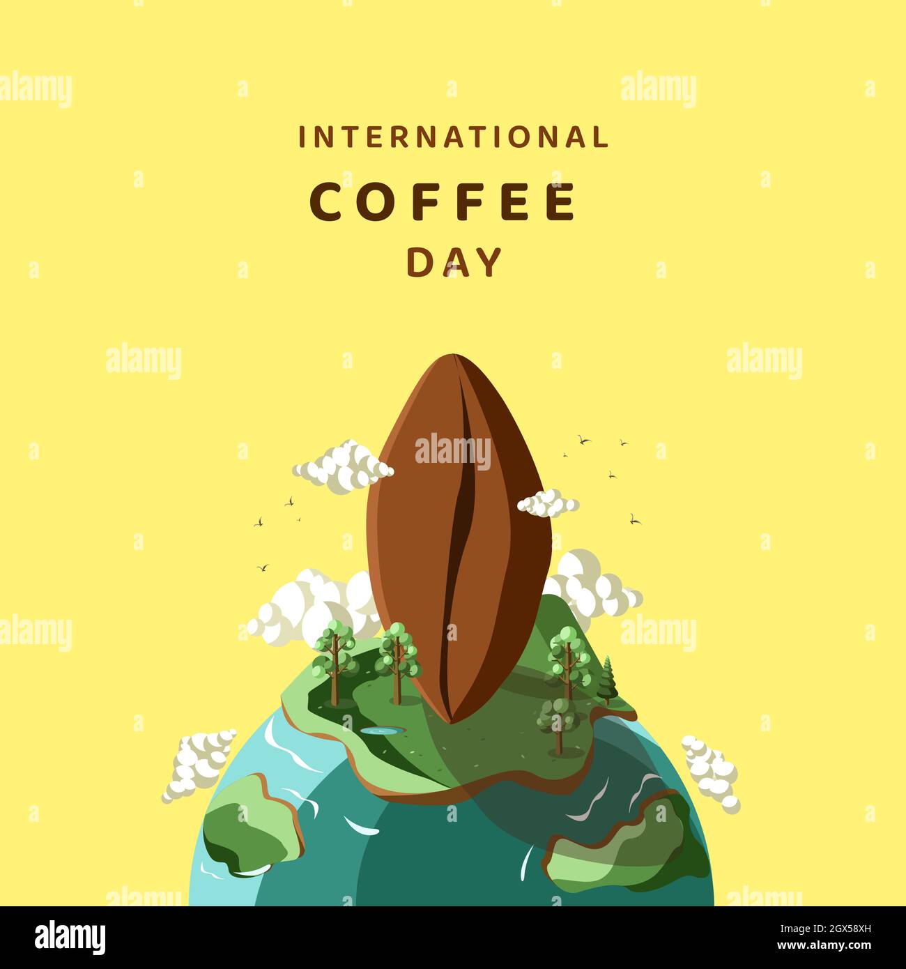 International Coffee Day Stock Vector Image & Art Alamy