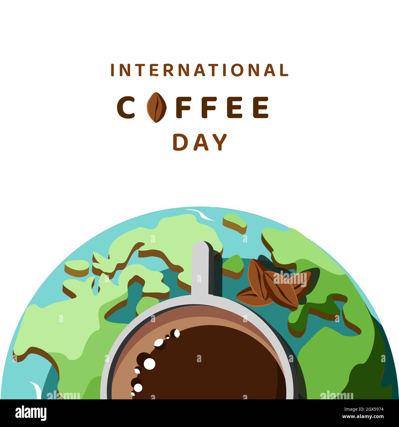 International Coffee Day Stock Vector Image & Art Alamy
