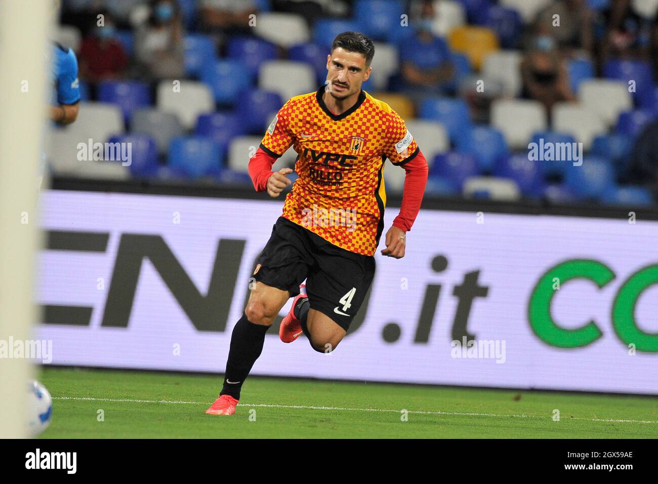 Gennaro Acampora player of Benevento, during the friendly match between  Napoli vs Benevento final result 1-5, match played at the Diego Armando  Marado Stock Photo - Alamy