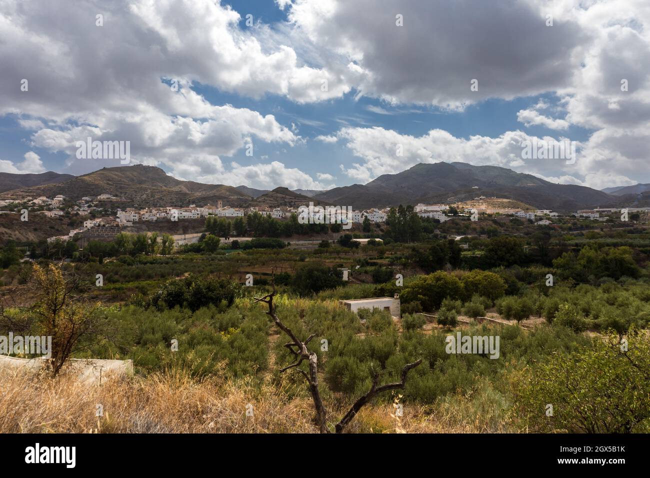 Albanchez, Traditional Spanish Mountain Town, Almanzora Valley, Andalusia Spain Stock Photo