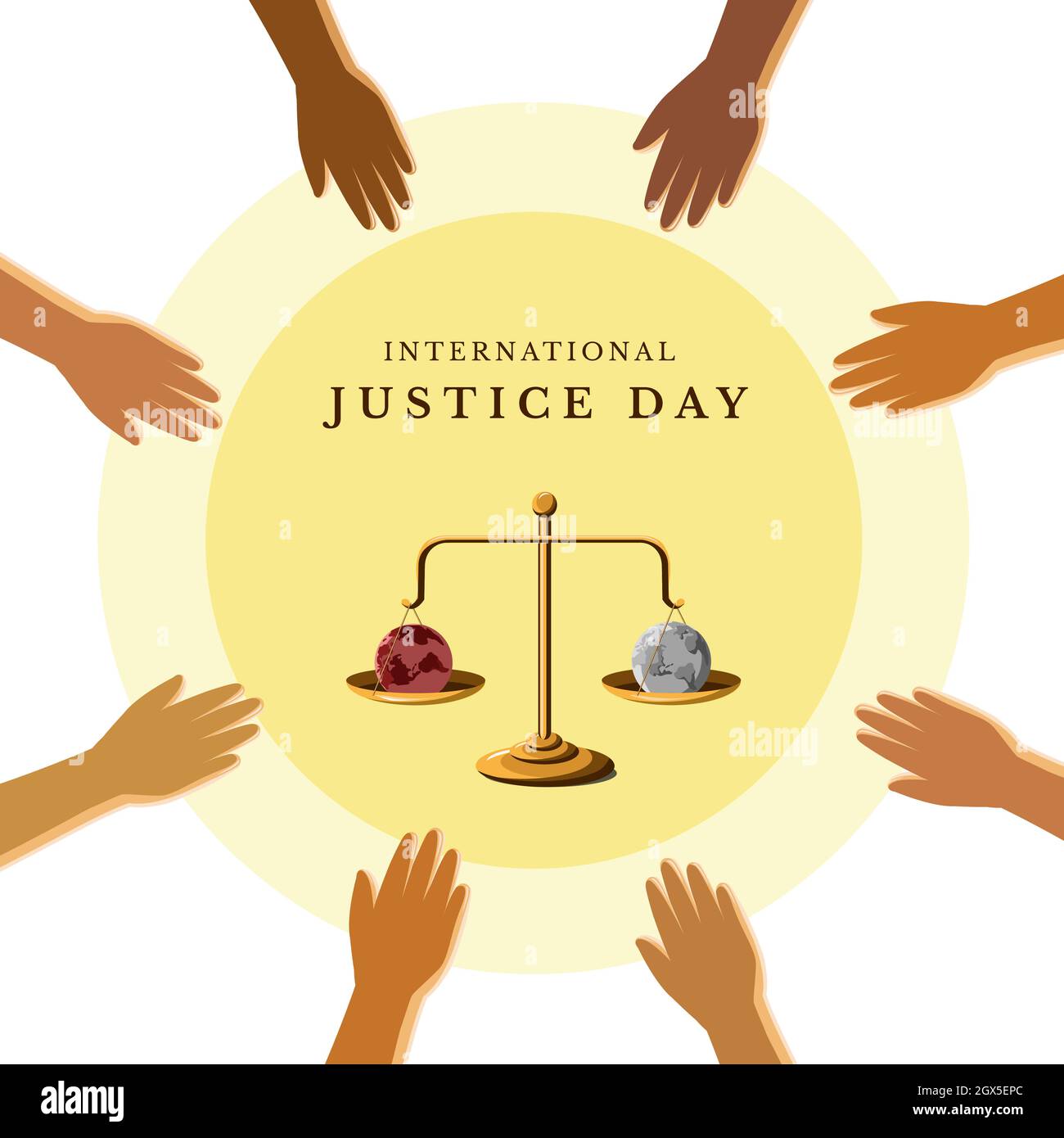 International Justice Day Stock Vector Image & Art Alamy