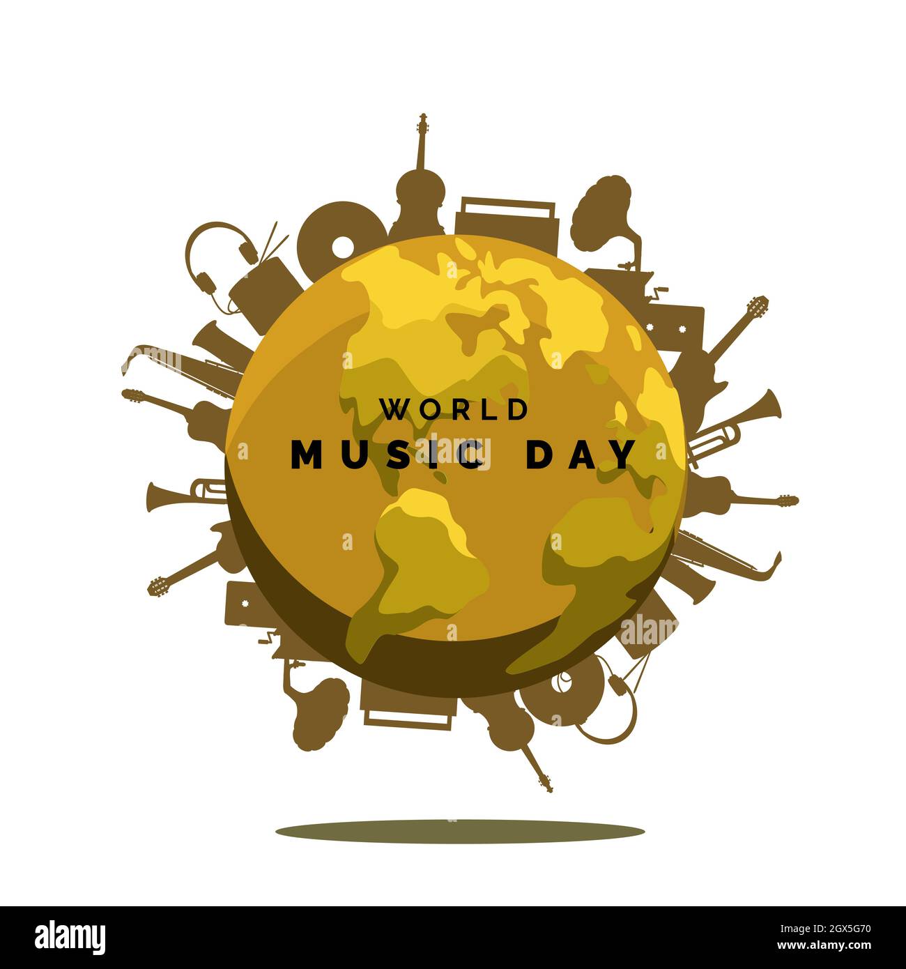 World Music Day, Image Design For Theme Music Stock Vector Image & Art