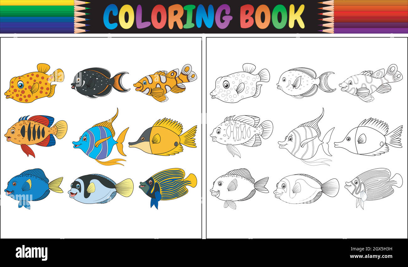Colorless coloring Stock Vector Images - Alamy