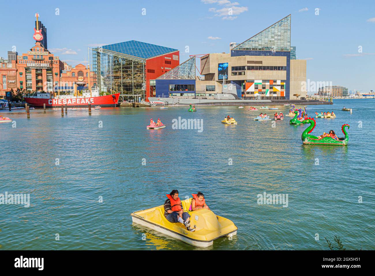 Baltimore Maryland,Inner Harbor Patapsco River,Harborplace National