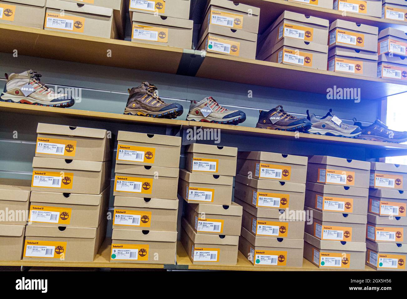 Timberland factory store hi-res stock photography and images - Alamy
