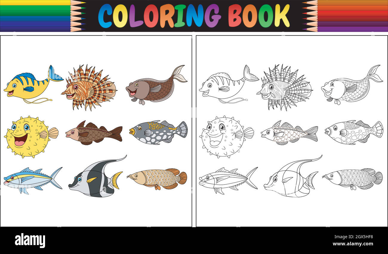 Colorless coloring Stock Vector Images - Alamy