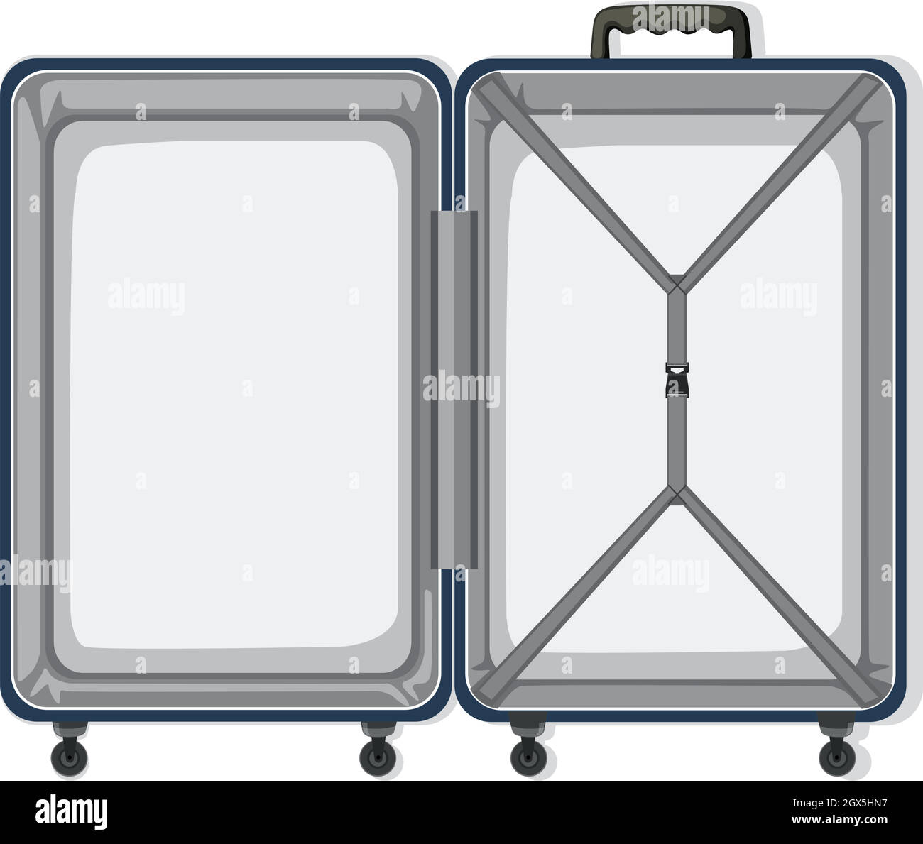 An empty travel luggage Stock Vector Image & Art Alamy