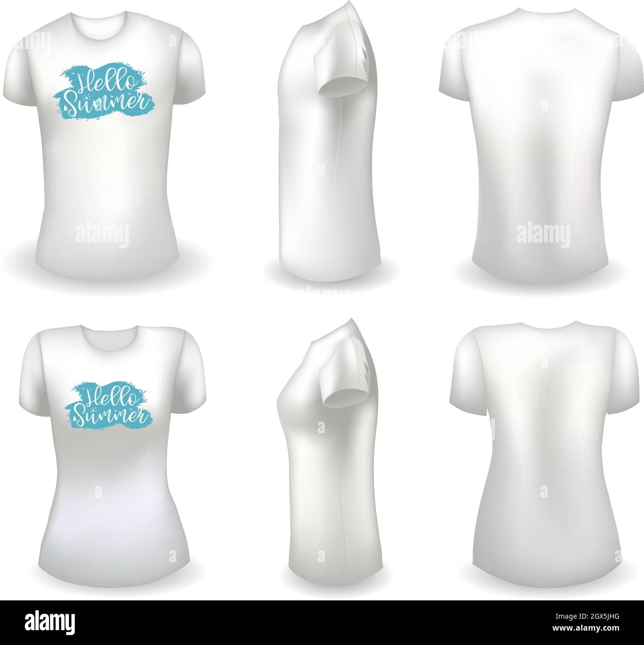 female tshirt template