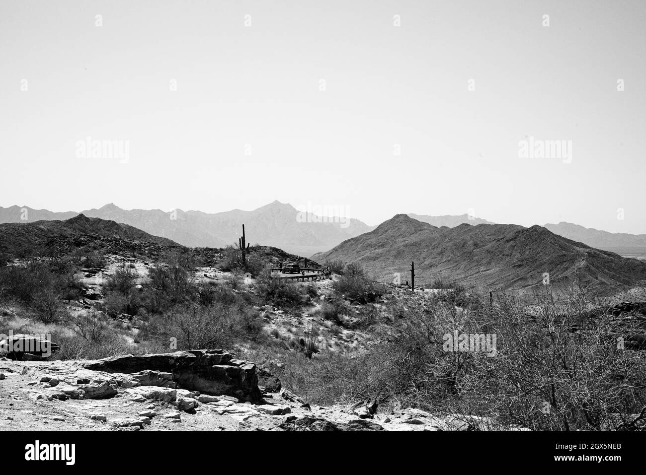 Vegetation rocky mountains Black and White Stock Photos & Images - Alamy