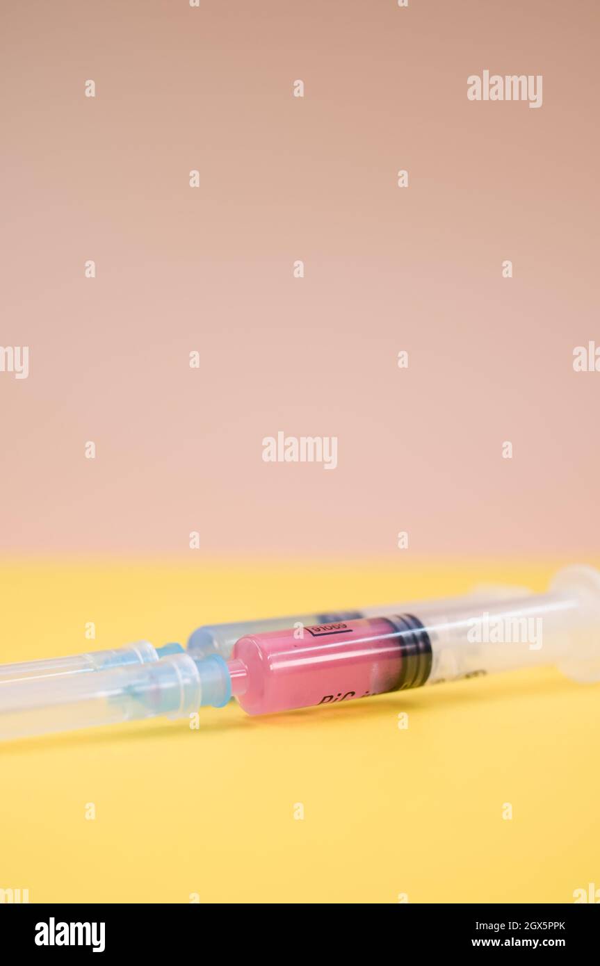 Sterilized injection syringe on hi-res stock photography and images - Alamy