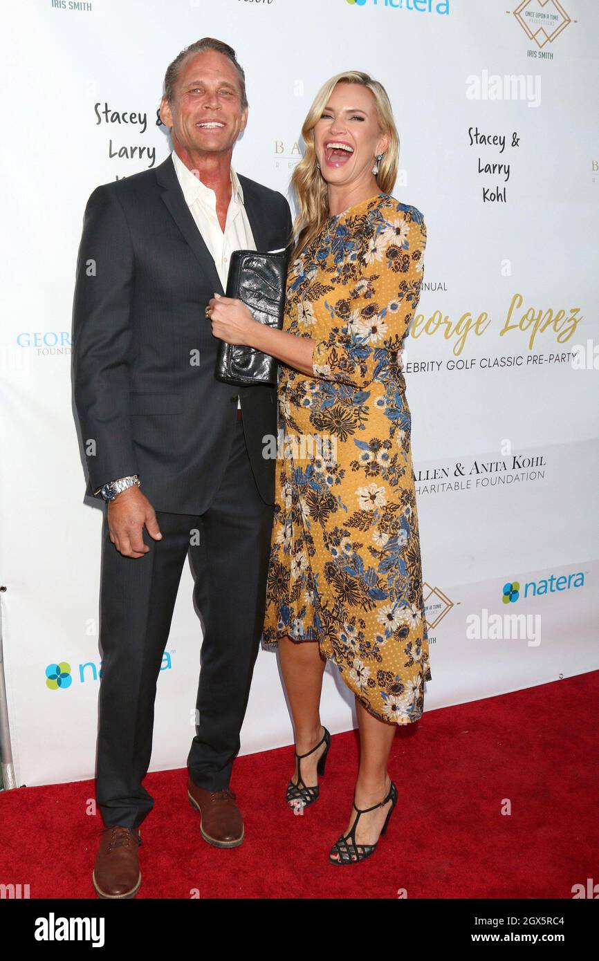 Toluca Lake, CA. 3rd Oct, 2021. Chris Browning, Natasha Henstridge in attendance for 14th Annual George Lopez Celebrity Golf Classic, Toluca Lake, CA October 3, 2021. Credit: Priscilla Grant/Everett Collection/Alamy Live News Stock Photo