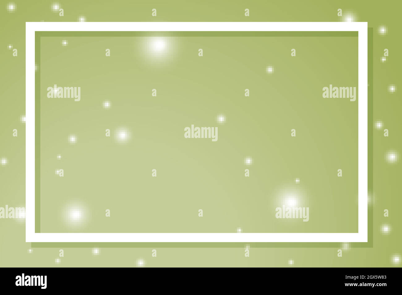 Green background with white frame Stock Vector Image & Art - Alamy