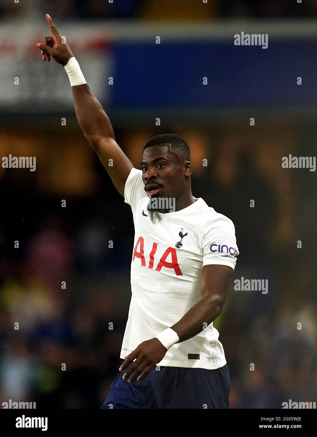 File photo dated 04-08-2021 of Tottenham Hotspur's Serge Aurier. Issue date: Monday October 4, 2021. Stock Photo