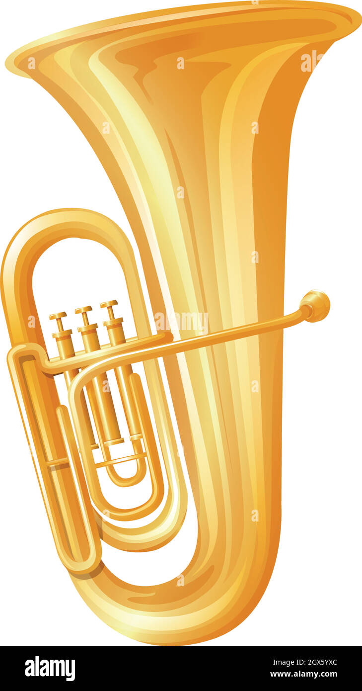 Cartoon Marching Tuba