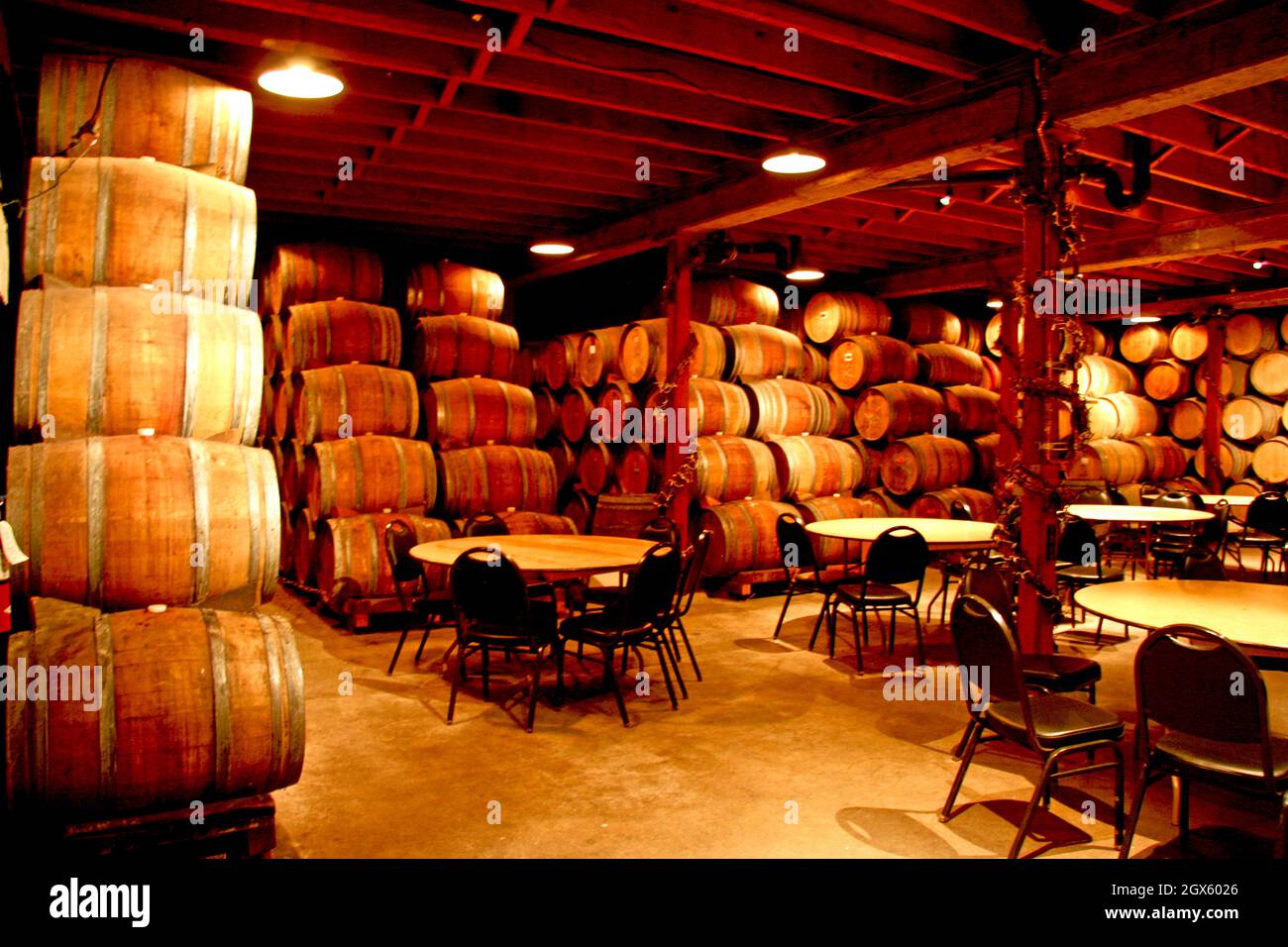 wine tasting cellar, Napa Valley, CA Stock Photo Alamy