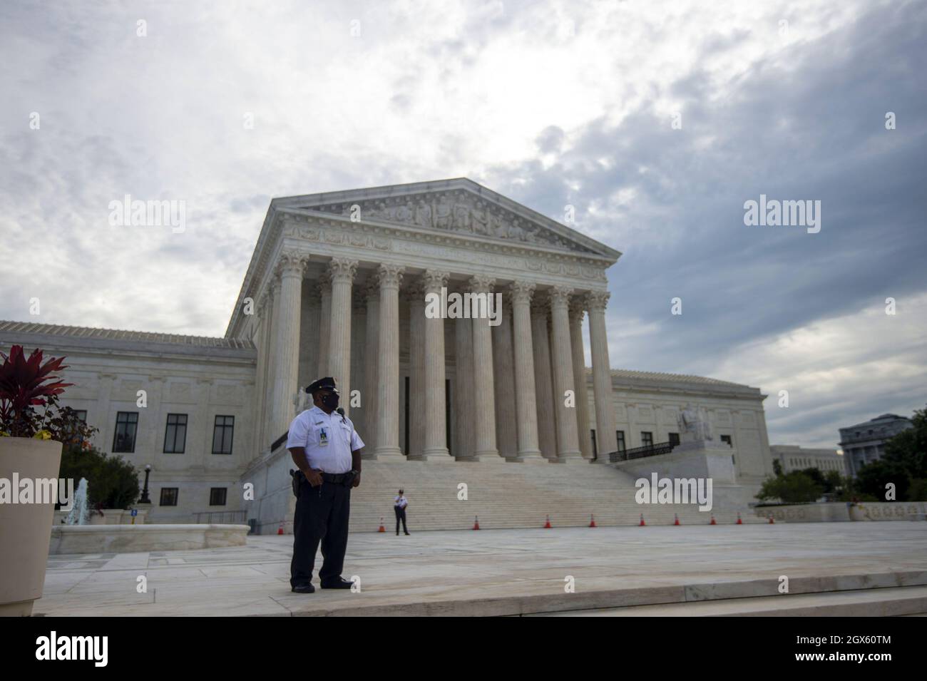 Washington, United States. 04th Oct, 2021. The US Supreme Court on the first day of their new term in Washington, DC., on Monday, October 4, 2021. Photo by Bonnie Cash/UPI Credit: UPI/Alamy Live News Stock Photo