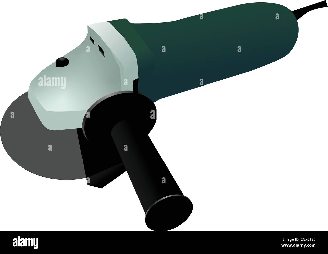 Sanding electric grinder machine vector illustration isolated Stock